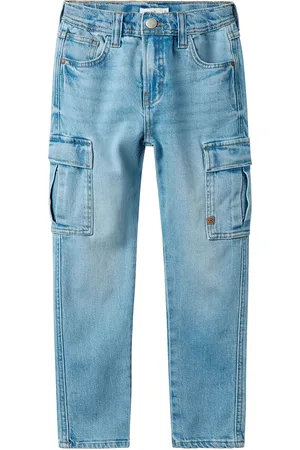 NAME IT Nkmsilas Tap Cargo Jeans 6650-Az Noos Blue