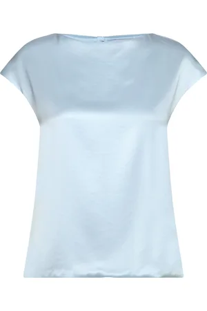 Ahlvar Gallery Yui Satin Top Blue