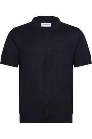 Lindbergh Ecovero S/S Cardigan W. Collar Navy