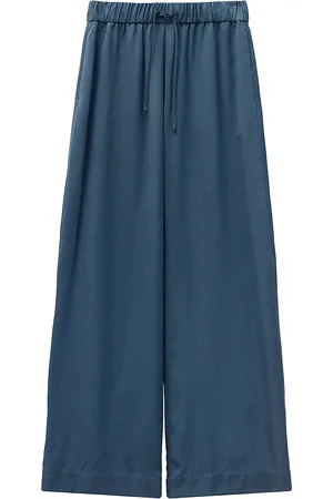 A Part Of The Art Vacant Pants Ocean Blue Lyocell Navy