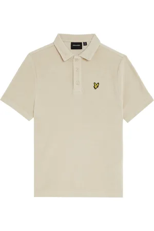 Lyle & Scott Towelling Polo Shirt Beige
