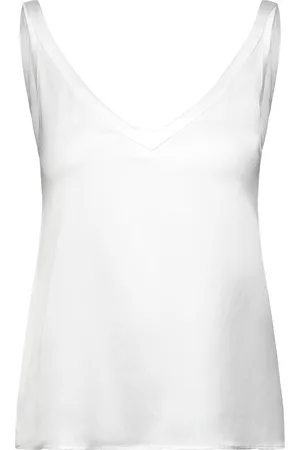Ahlvar Gallery Shin Silk Tank White
