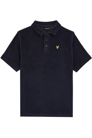 Lyle & Scott Towelling Polo Shirt Navy