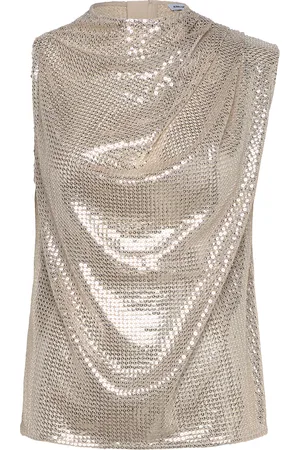 Ahlvar Gallery Lima Sequin Tank Gold