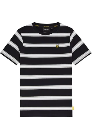 Lyle & Scott Yarn Dye Stripe T-Shirt Black