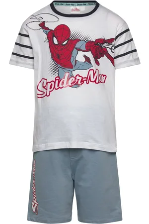 Marvel T Shirt + Short Blue