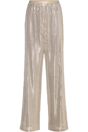 Ahlvar Gallery Ayla Sequin Trousers Gold