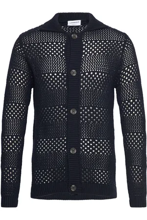 Lindbergh Crochet Cardigan Black