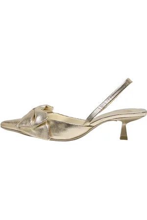 ONLY Onlcoco-6 Pu Bow Slingback Pump Gold