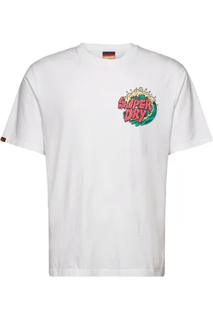 Superdry Outdoor Narrative Loose Tee White