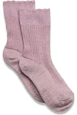 mp Denmark Celosia Glitter Socks Pink