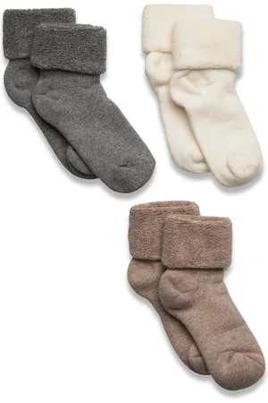 mp Denmark Cotton Baby Socks - 3-Pack Beige