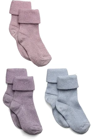 mp Denmark Ida Glitter Socks - 3-Pack Purple