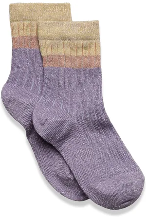 mp Denmark Norma Glitter Socks Purple