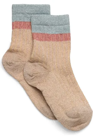 mp Denmark Norma Glitter Socks Beige