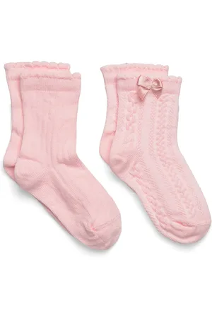 Benetton Knitted Socks Pair 2 Pink