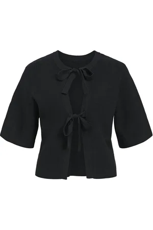 Object Objulla Parvi 2/4 Knit Cardigan Noos Black