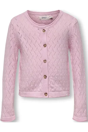 ONLY Kmgmegan Life Ls Cardigan Knt Noos Pink