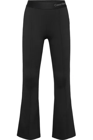 Calvin Klein Punto Flare Tape Pants Black