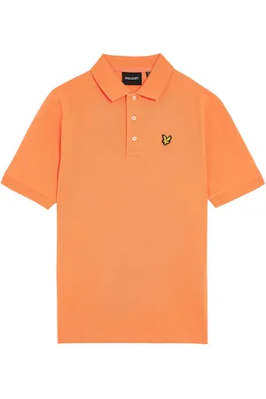 Lyle & Scott Plain Polo Shirt Orange