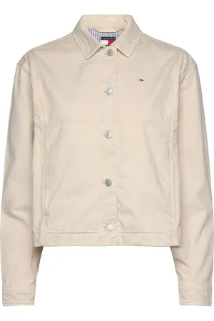 Tommy Hilfiger Tjw Essential Cotton Gmd Jacket Cream