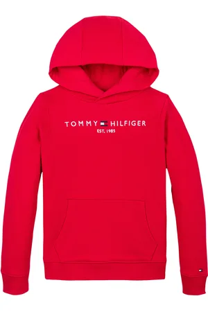 Tommy Hilfiger U Corp Logo Ess Hoodie Red