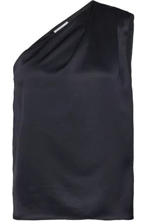 Ahlvar Gallery Elle Satin Tank Navy