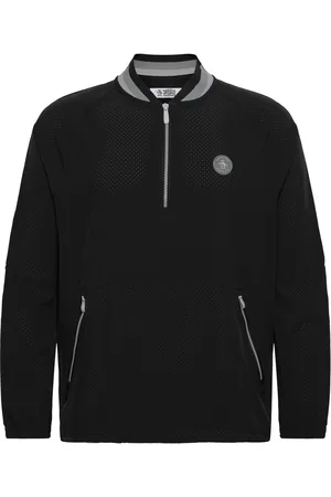 Original Penguin Ls 1/4 Zip Lightweigt Windbreaker Black