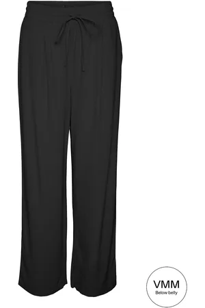 VERO MODA Vmmjesmilo Wide Pants Wvn Ga Black