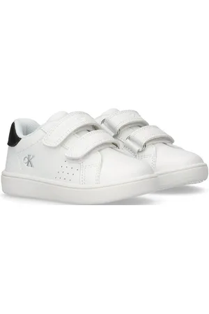 Calvin Klein Kids Low Velcro Sneaker White