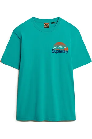 Superdry Cl Great Outdoors Chest Tee Blue