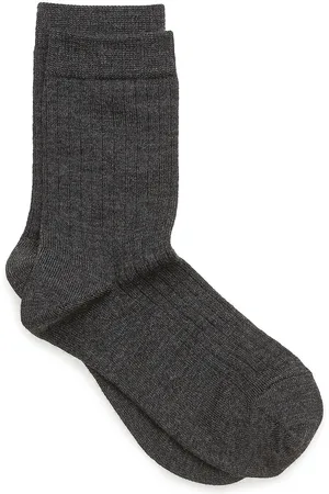 mp Denmark Wool Rib Socks Grey