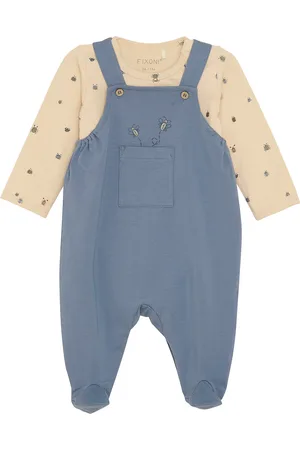 FIXONI Set W. Body & Romper Blue