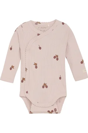 FIXONI Wrap Body Ls Rib Pink