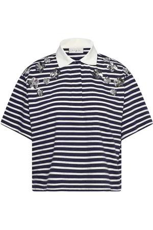 Dante 6 Titan Embellished Polo Shirt Navy