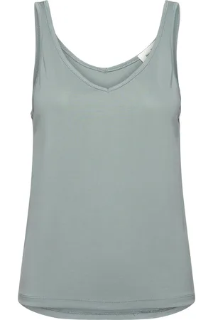 Soaked in Luxury Slcolumbine Tank Top Green
