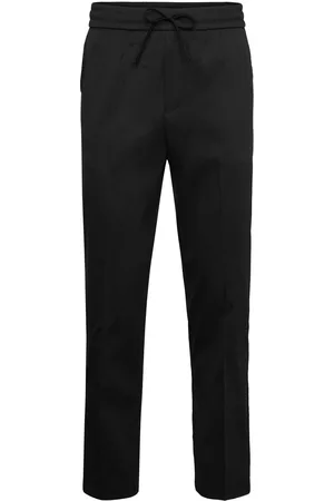 Sixth June Embroidered Tailored Pants Black