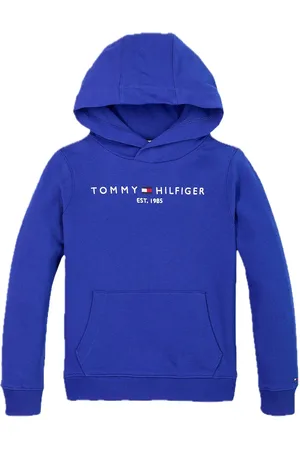 Tommy Hilfiger U Corp Logo Ess Hoodie Blue