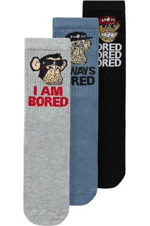 LMTD Nlmabris Boredofd 3P Sock Sky Blue