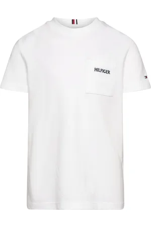 Tommy Hilfiger Hilfiger Emb Reg Pique Tee Ss White