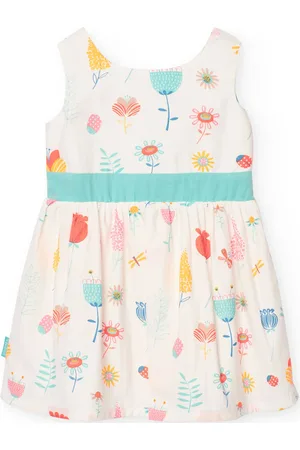 Boboli Satin Dress Patterned