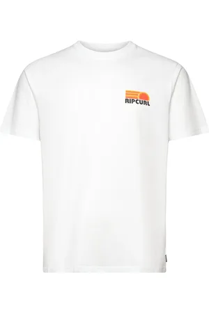 Rip Curl Surf Revival Stacked Tee White