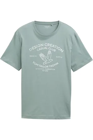 TOM TAILOR Printed T-Shirt Green
