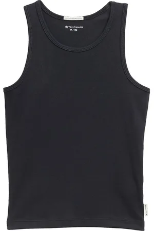 TOM TAILOR Basic Rib Top Black