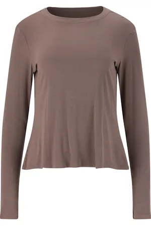 Athlecia Mandes W L/S Tee Brown