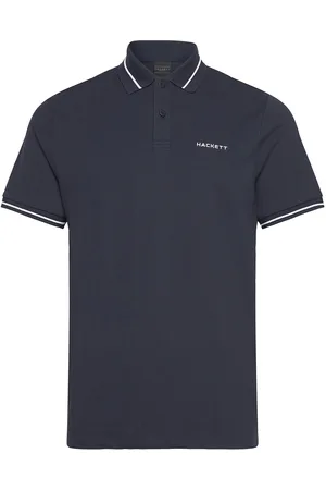 Hackett Hs Tipped Polo Navy