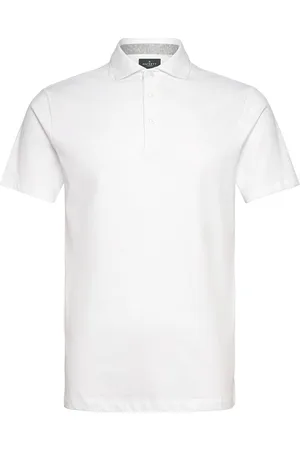 Hackett Pima Cotton Polo White