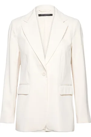 French Connection Harrie Suiting Single Breasted Cream