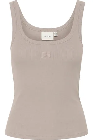 Gestuz Gzdrew Logo Top 2.0 Beige
