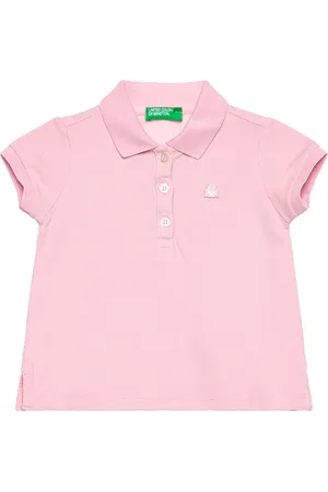 Benetton H/S Polo Shirt Pink